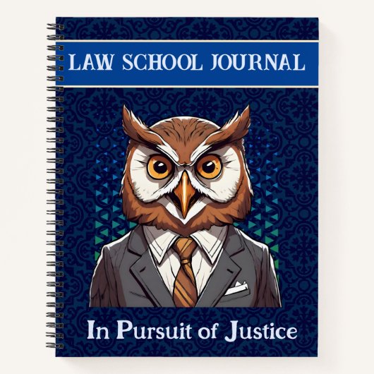 Carnet Dons de chouette amusant pour l'application de la (Devant)