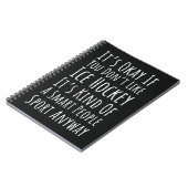 Carnet Dons Drôle Pour Les Amateurs De Hockey Sur Glace C (Côté gauche)