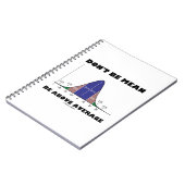 Carnet Don't Be Mean Be Above Average (Côté gauche)
