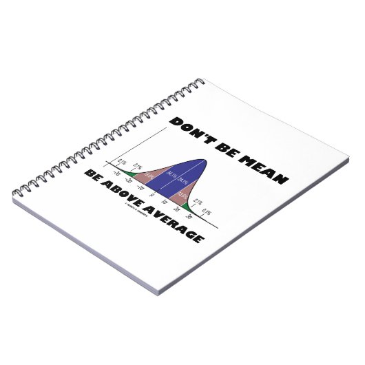 Carnet Don't Be Mean Be Above Average (Côté gauche)