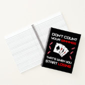Carnet Don't Count Your Win That's When You Start Losing (Intérieur)