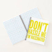 CARNET DON'T HASSLE ME I'M VACCINATED (Intérieur)