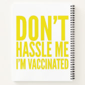 CARNET DON'T HASSLE ME I'M VACCINATED (Dos)