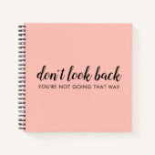 Carnet Don't Look Back | Uplifting Peachy Pink (Devant)