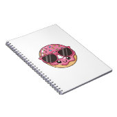 Carnet Donut Cool avec Lunettes de Soleil (Côté Droit)