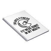 Carnet Donut Fitness Funny (Côté Droit)