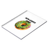 Carnet Donut Graffiti Néon - Explosion de Sprinkles d'Art (Côté gauche)