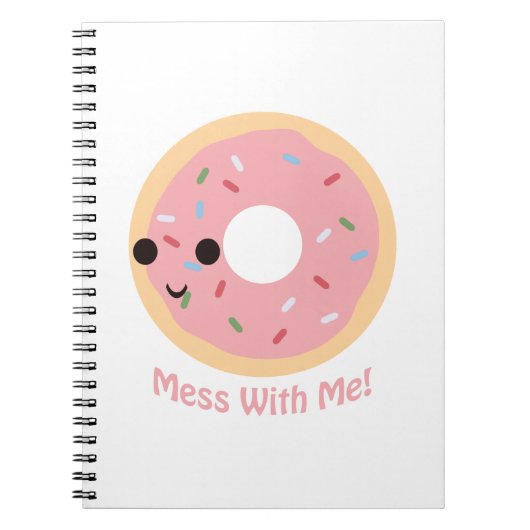 Carnet "Donut" Mess avec moi (Devant)