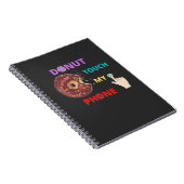 CARNET DONUT TOUCHE MON FUNNY TÉLÉPHONIQUE (Côté Droit)