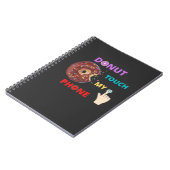 CARNET DONUT TOUCHE MON FUNNY TÉLÉPHONIQUE (Côté gauche)