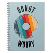Carnet Donut Worry Green (Devant)