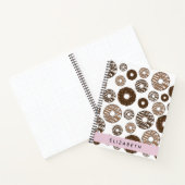 Carnet Donuts Au Chocolat, Donuts Au Caramel, Glace, Votr (Intérieur)