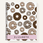 Carnet Donuts Au Chocolat, Donuts Au Caramel, Glace, Votr (Devant)