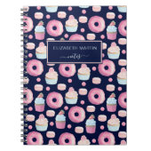 Carnet Donuts, cupcakes et macarons (Devant)