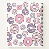 Carnet Donuts Roses, Donuts Violets, Saupoudrages, Votre  (Dos)
