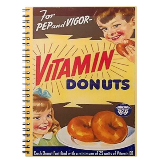 Carnet donuts vitaminés (Devant)