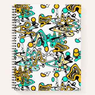 Carnet Doodle, abstrait