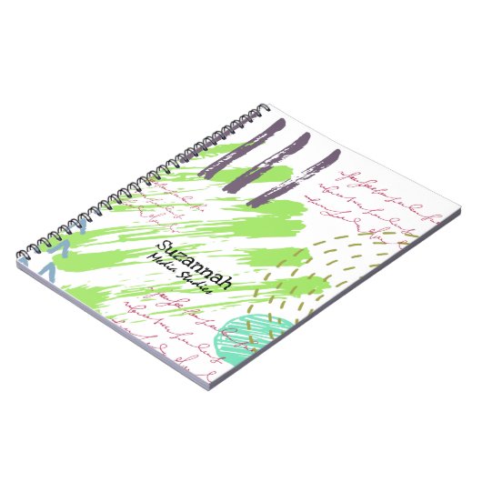 Carnet Doodle Abstrait géométrique (Côté gauche)