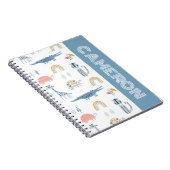 Carnet Doodle Animal Fun Pattern (Côté Droit)