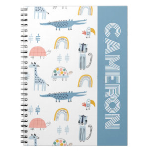 Carnet Doodle Animal Fun Pattern