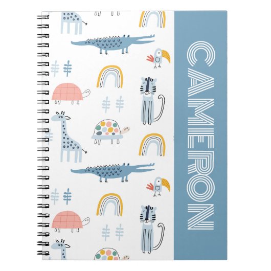 Carnet Doodle Animal Fun Pattern (Devant)