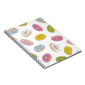 Carnet Doodle beiguts motif, design sans soudure. (Côté Droit)