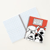 Carnet Doodle de chien mignon (Intérieur)