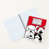 Carnet Doodle de chien mignon (Intérieur)