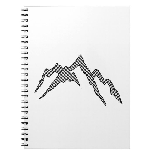 Carnet Doodle de montagne (Devant)