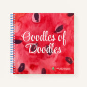 Carnet Doodle de pastèque (Devant)