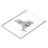Carnet Doodle détaillé de New York (Côté gauche)