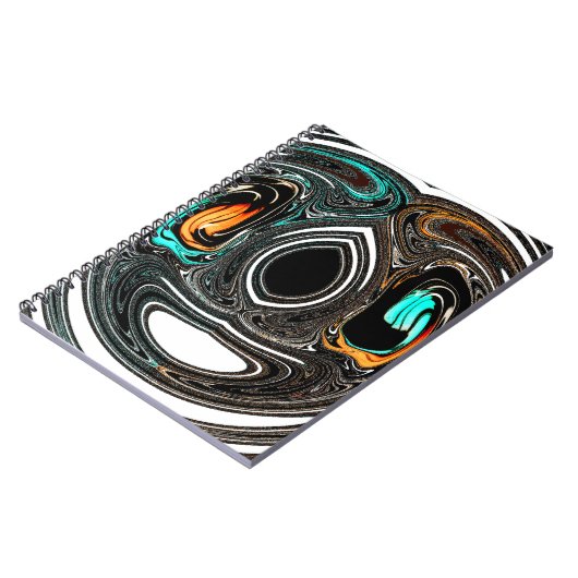 Carnet Doodle ethnique africain Zebra texturé Art Imprime (Côté gauche)