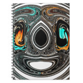 Carnet Doodle ethnique africain Zebra texturé Art Imprime (Devant)