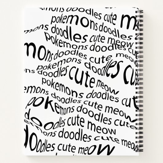 Carnet doodle fou (Dos)