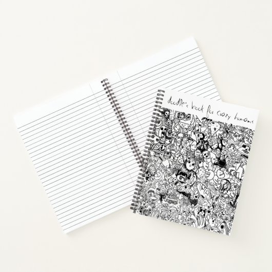 Carnet doodle fou (Intérieur)