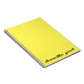 Carnet Doodle Pad Jaune (Côté Droit)