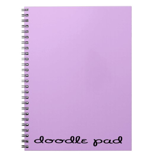 Carnet Doodle Pad violet (Devant)
