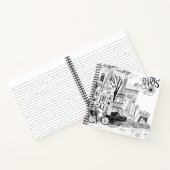 Carnet Doodle Paris France (Intérieur)