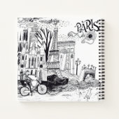 Carnet Doodle Paris France (Dos)