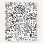Carnet Doodles alimentaires (Devant)