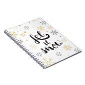 Carnet Doodles de flocon de neige Art Noël Graphiques de (Côté Droit)