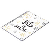 Carnet Doodles de flocon de neige Art Noël Graphiques de (Côté gauche)