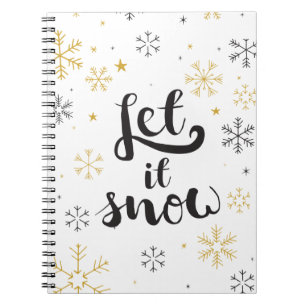 Carnet Doodles de flocon de neige Art Noël Graphiques de