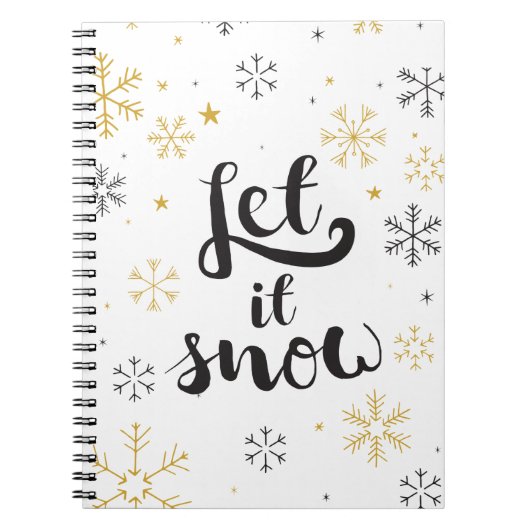Carnet Doodles de flocon de neige Art Noël Graphiques de (Devant)