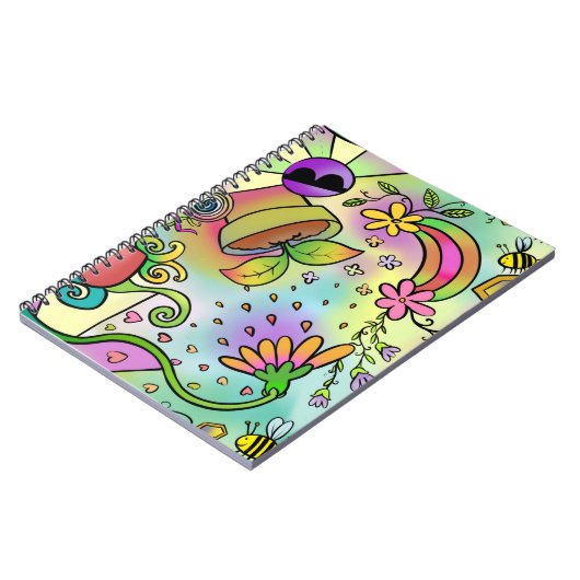 Carnet Doodles de printemps (Côté gauche)