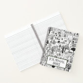 Carnet Doodles de vie urbaine 2025 (Intérieur)