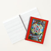 Carnet Doodling sur le symbole des Bliss pacifiques (Intérieur)