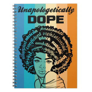 Carnet Dope noir Reine africaine moi sans excuses