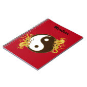 Carnet d'or de Yin Yang de dragon (Côté gauche)