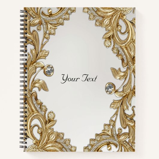 Carnet d'or décoratif (Devant)